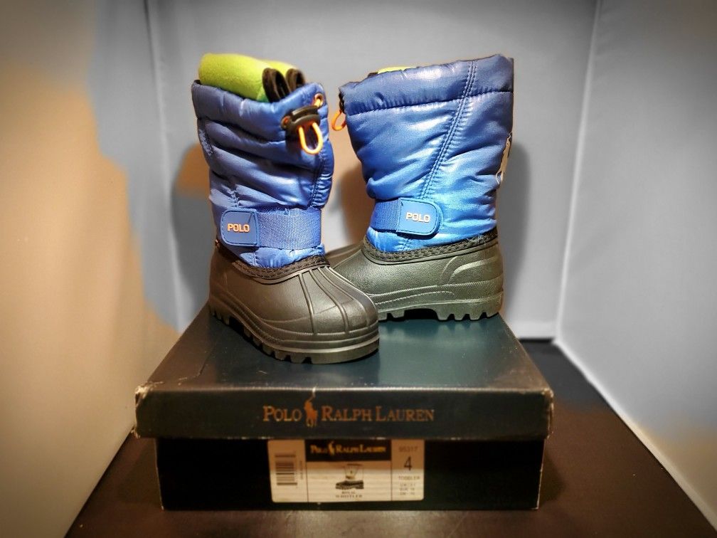 Polo Ralph Lauren Royal Whistler Snow Boots Toddler Size 4