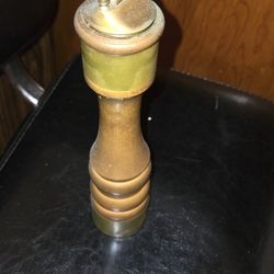 Vintage Wooden Pepper Mill