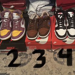 Jordan, Nike and  Vans Shoes