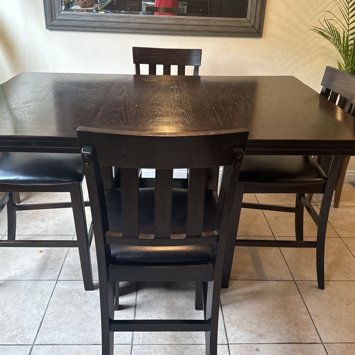 Wood Dining Table & Chairs (Moving Sale)