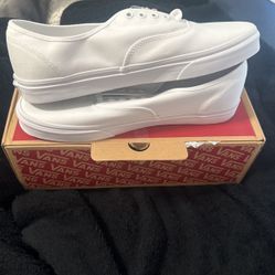 Brand new white vans size 13