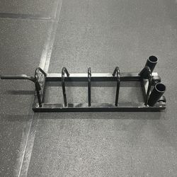 Horizontal Bumper plate rack
