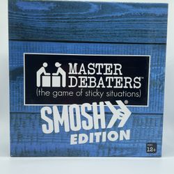 Master Debaters the Game of Sticky Situations SMOSH Edition Board Game-Complete