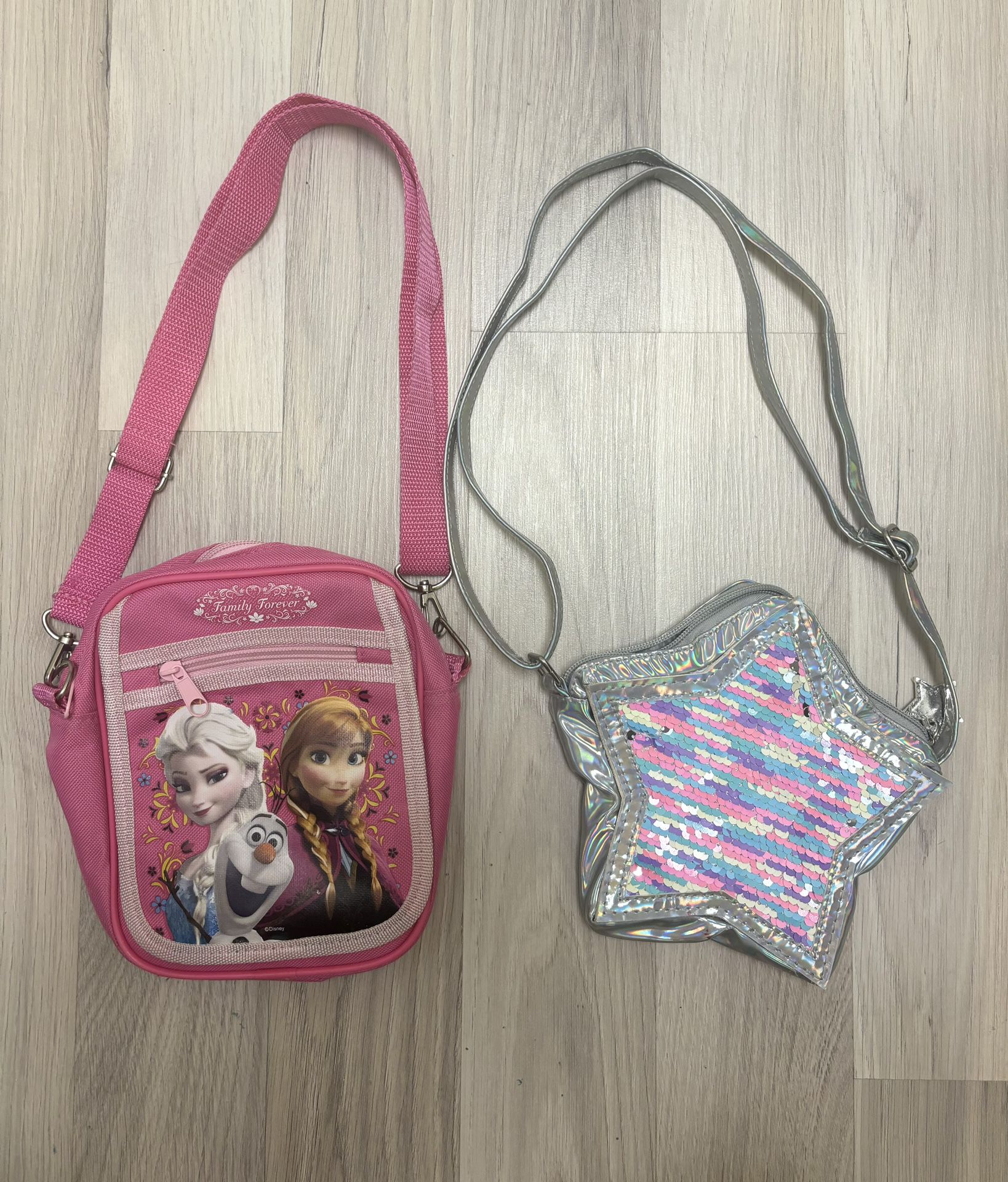 Set Of 2 Girls Purses: Frozen And Star
