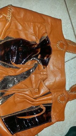 leather purse