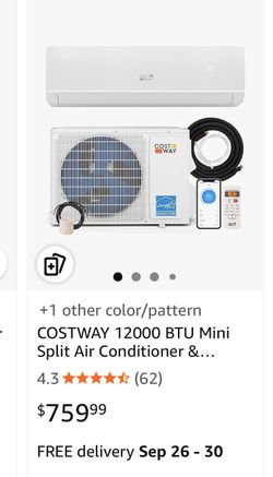 12000 BTU Mini Split Air Conditioner & Heater,