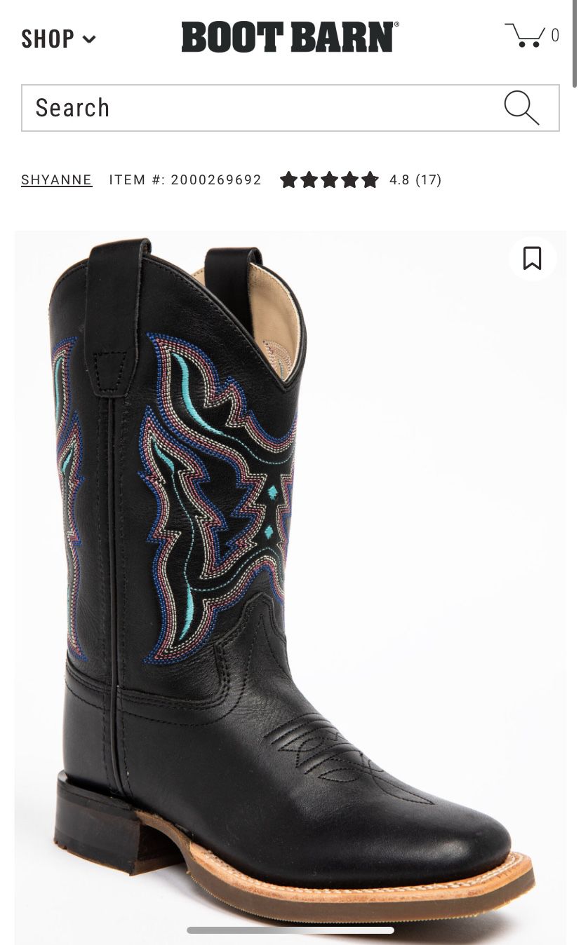 Girls Shyanne Western Girl Boots