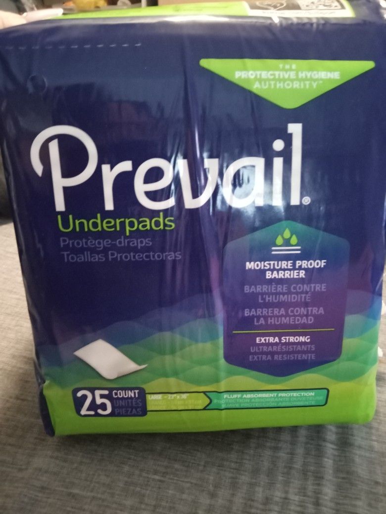 Brand New Prevail Underpads/Puppy Pads/Bed Pads Large 23"X36" 