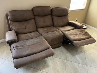 Living Spaces Recliner Sofa