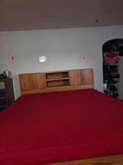 Wooden bed