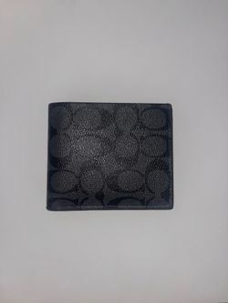 Black coach men wallet brand new