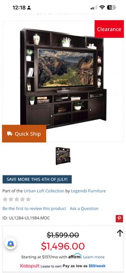 Entertainment center