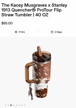 Kasey Musgraves 40 oz Stanley BNIB