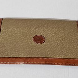 Vintage  Dooney And Bourke Checkbook Wallet With Credit Card Sleeves