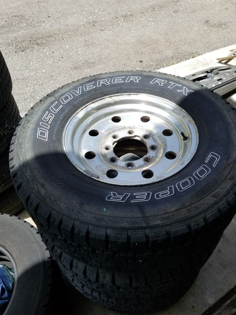 265-75-16 Cooper Tires and Rims