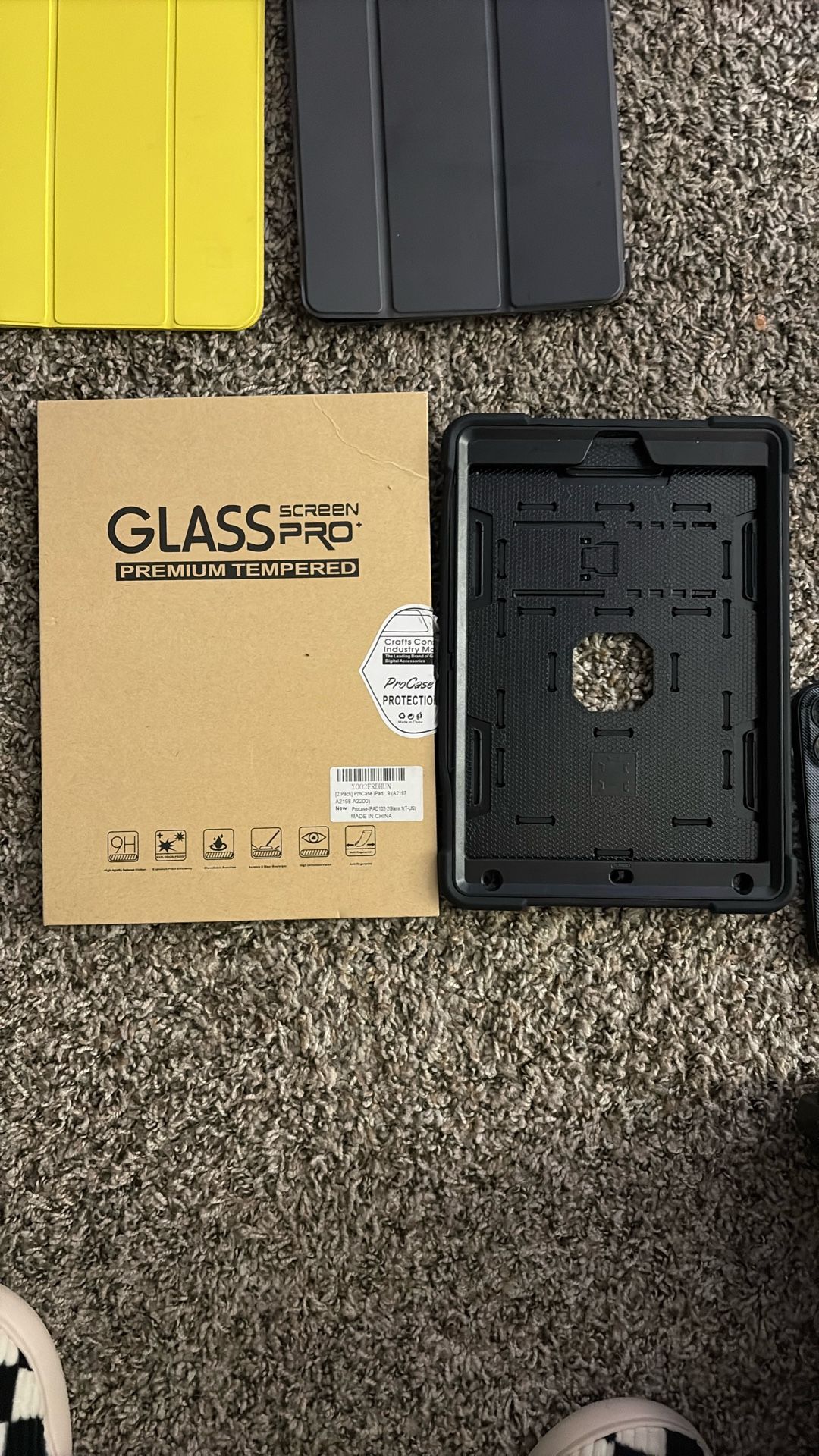 iPad 9th Gen Tempered Glass And Case