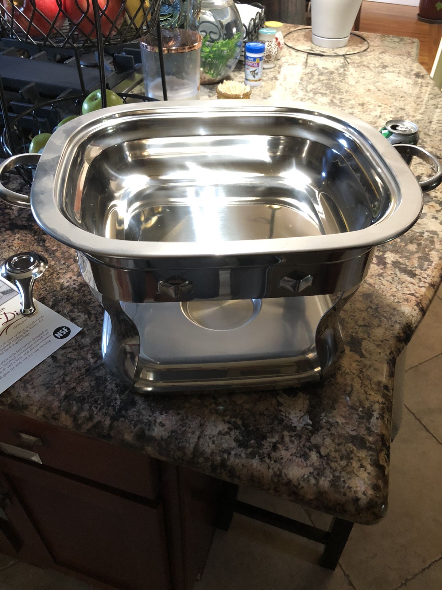 Kirkland 4 Quart Stainless Steel Chafing Dish Brand New Never Used $40
