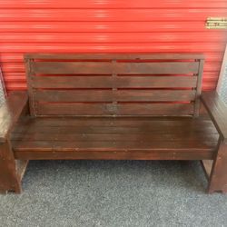 Farmhouse Style Wood Bench - Will Deliver