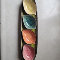 Cracked Serving Dish with Mini Bowls - Pier 1 Imports