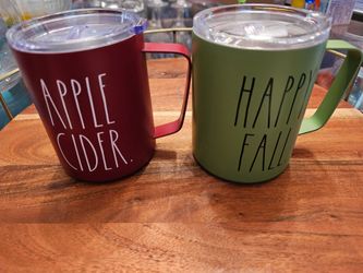 Rae Dunn Stainless Steel Mugs