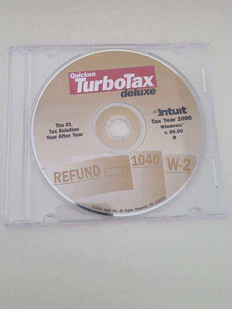 Turbo Tax Deluxe Cd (2000)