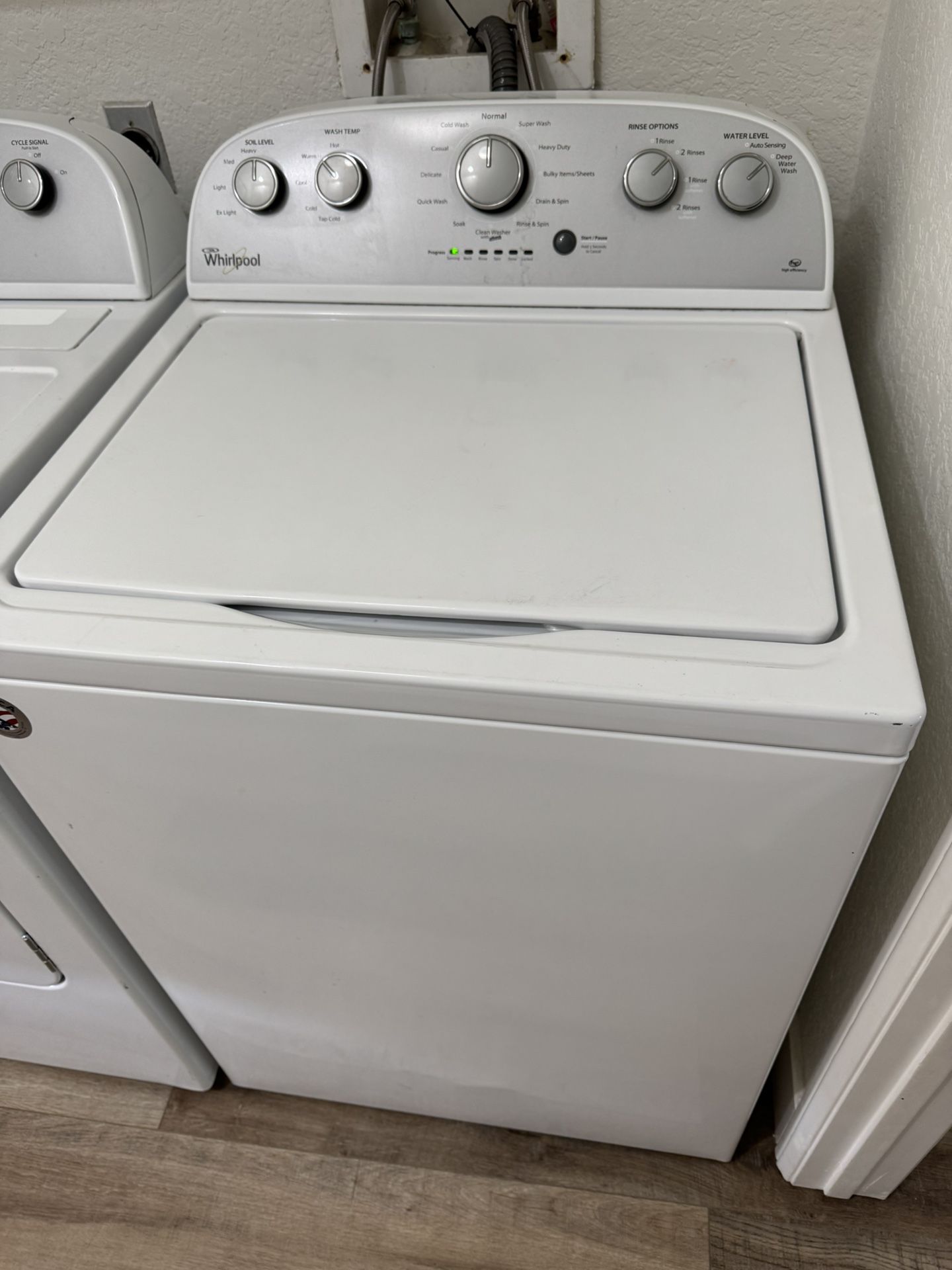 Used Whirlpool Washer And Gas Dryer