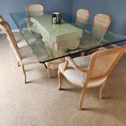Glass Dining Table 