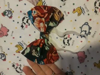 6" headband bow