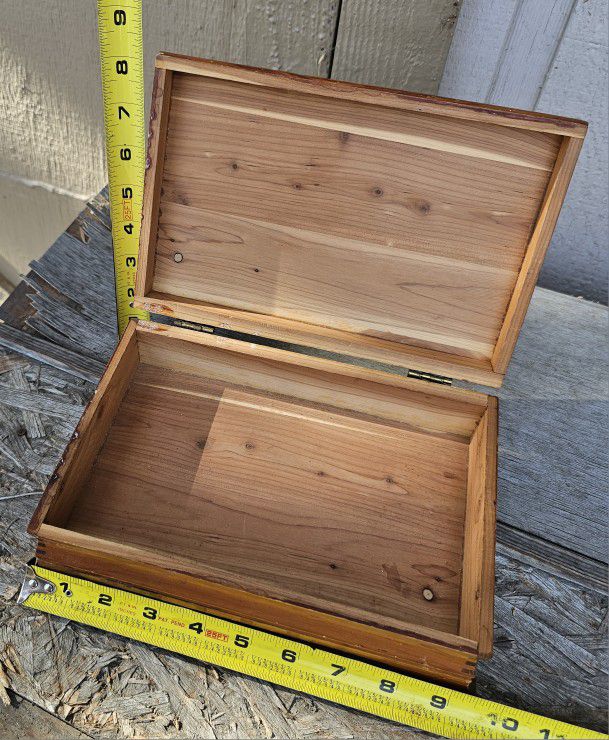 Wooden Jewerly Box - $20