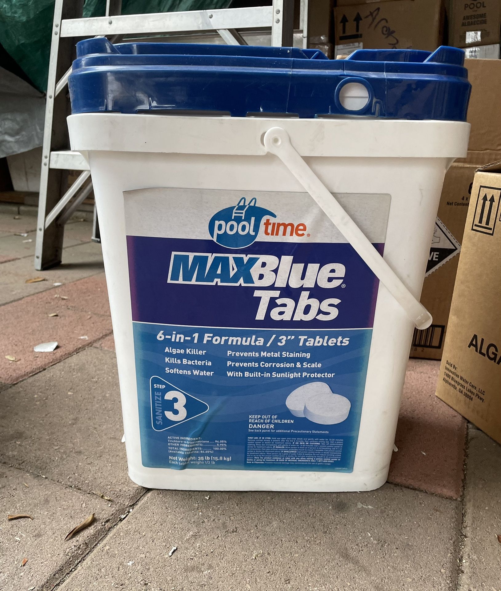 PoolTime Max Blue Pool 3” Tabs 35lbs