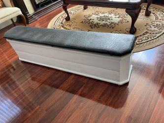 Homemade storage bench $50