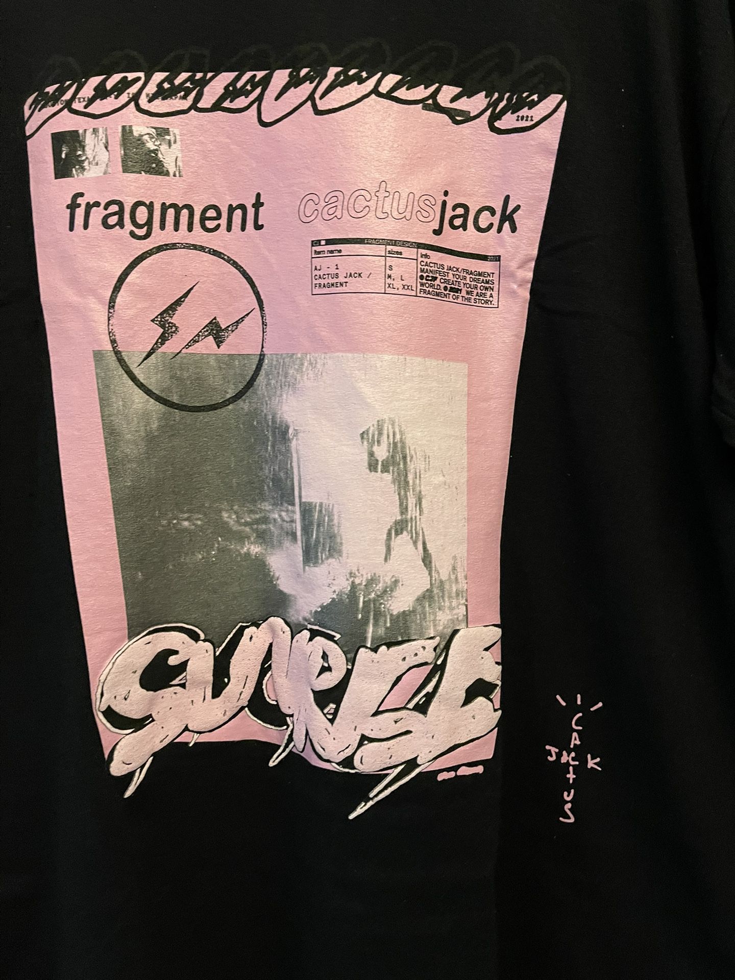 cactus jack fragment shirt