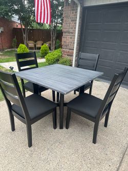 Beautiful rustic set table ,4 chairs!hermoso set de comedor rústico mesa,4 sillas