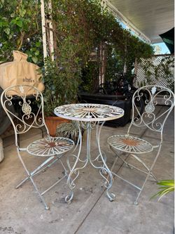 Vintage bistro set