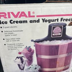 New Ice Cream And Yogurt Machine 