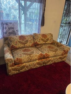 Floral couch