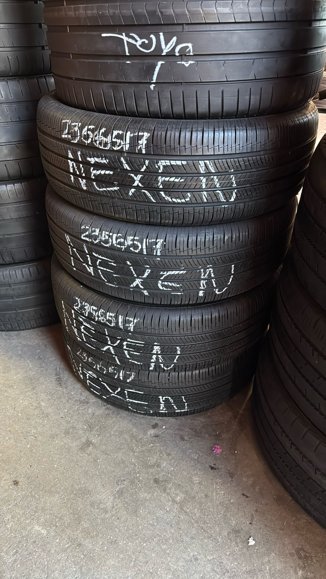 4 Used Nexen Tires 235/65/17