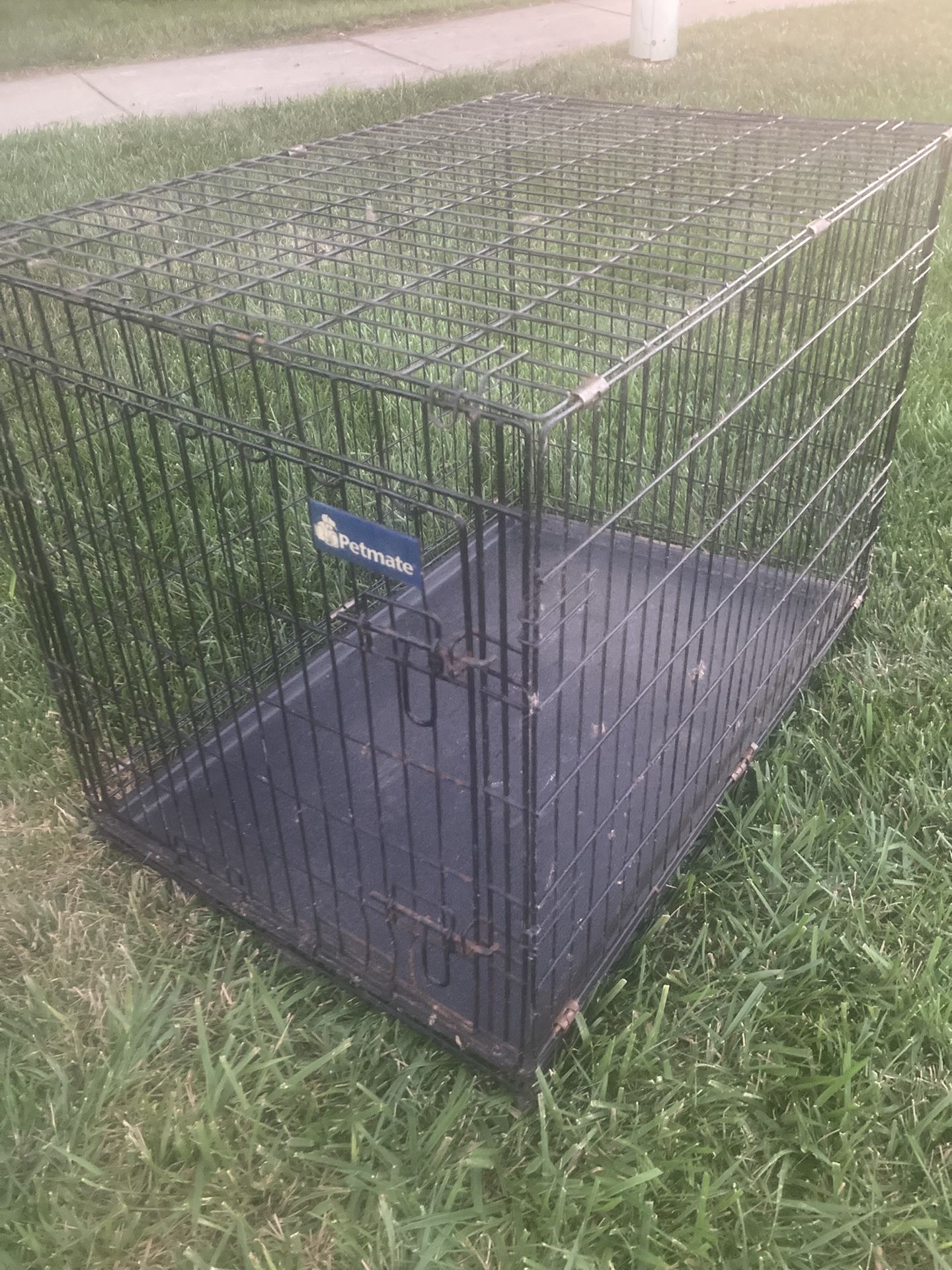 Petmate Large Folding  Metal Animal Crate- Save Money!