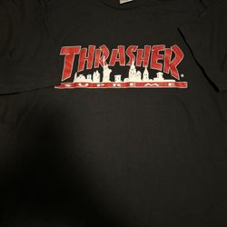 Thrasher Supreme Black Medium 