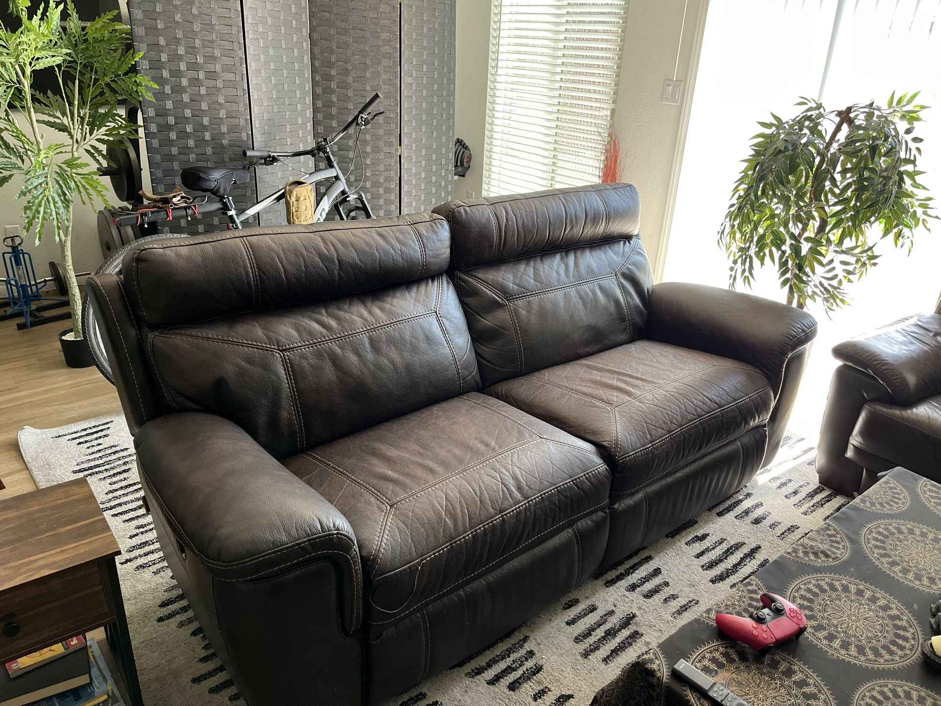 3 Leather Couches