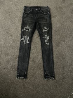 Purple jeans