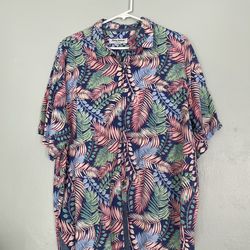 Tommy Bahama "Tortola" Tropical Palm Shirt - Men's XL