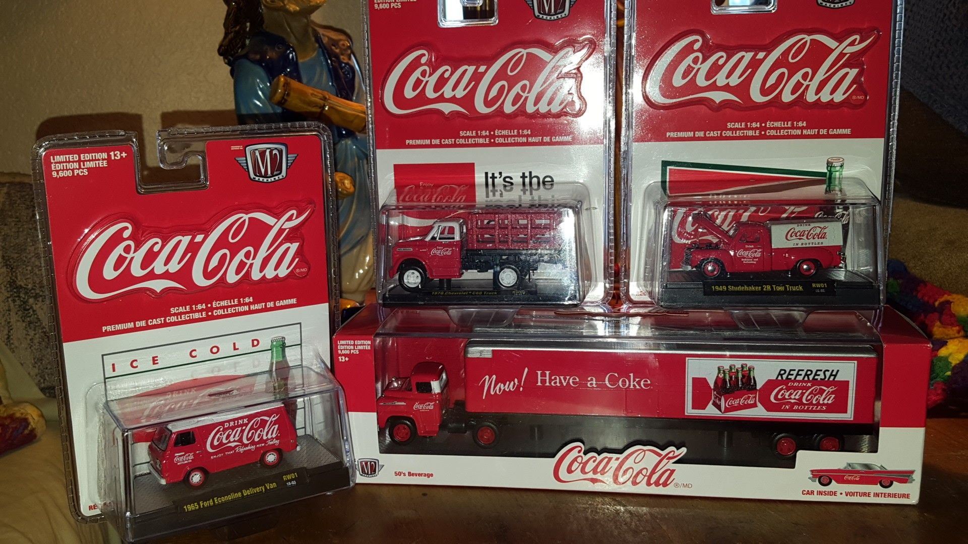 Coca-Cola 1/64 collectible cars and haulers 1/64 scale