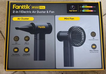 Fanttik b100 mix electric air duster & fan/brand new