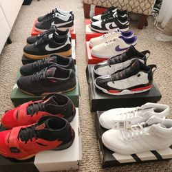 Jordan, Nike,  Adidas  