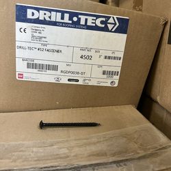 Drill Tec #12  Fastener Size 3”  (1000 Piezas