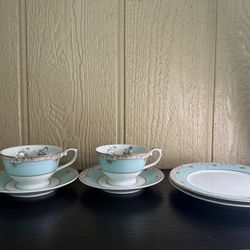 This Is A Hawaii Vintage Collectible Fine China Tea Set. Set Of 6