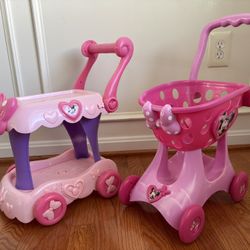 Minnie Mouse Shopping Carts