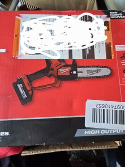 Milwaukee Pruning Saw With 6.0 Ah Battery