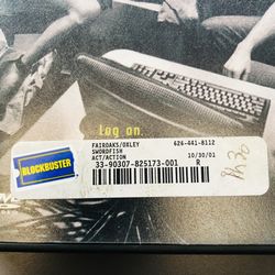 RARE!👉🏻Blockbuster Video Original Rental DVD Swordfish 2001 South Pasadena (Silver Lake)
